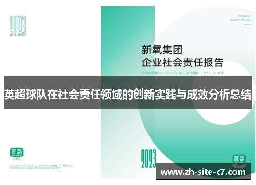 英超球队在社会责任领域的创新实践与成效分析总结